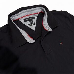 Tommy Hilfiger Men’s Custom Fit Coupe Supreme Polo Shirt XL Navy Classic Logo